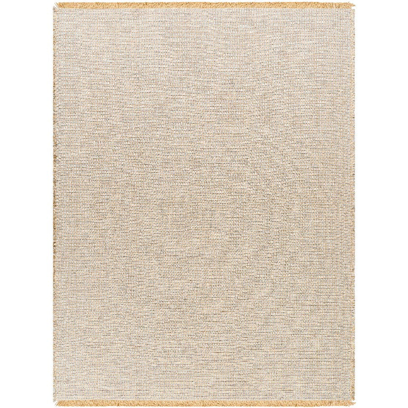 Hendy Solid and Border Gray Area Rug