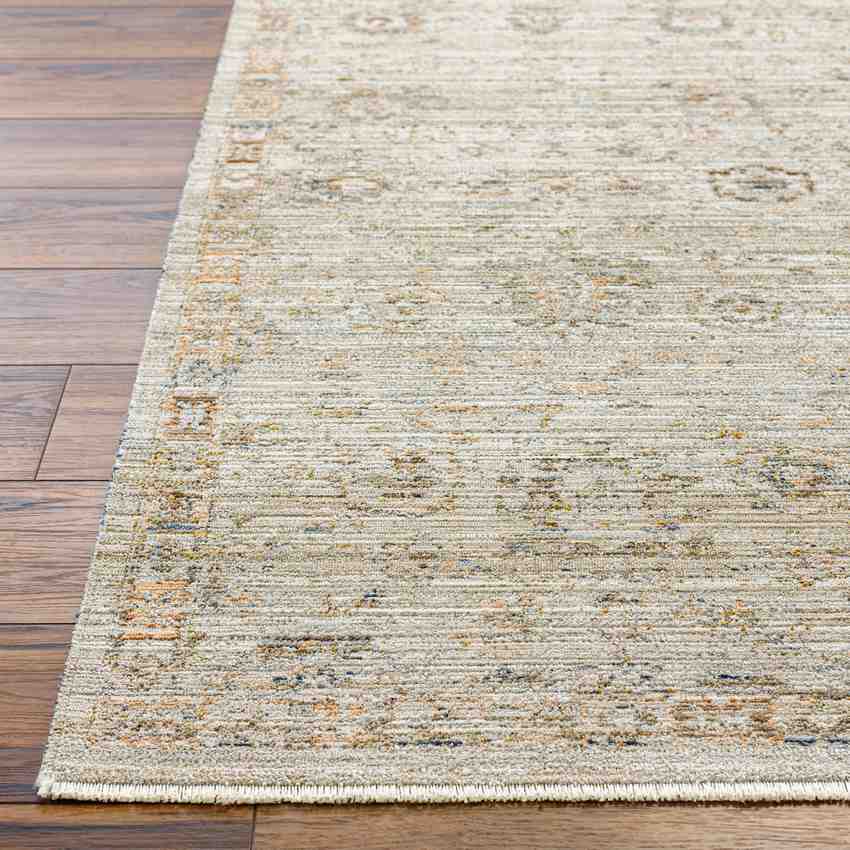 Jawara Traditional Ivory Washable Area Rug