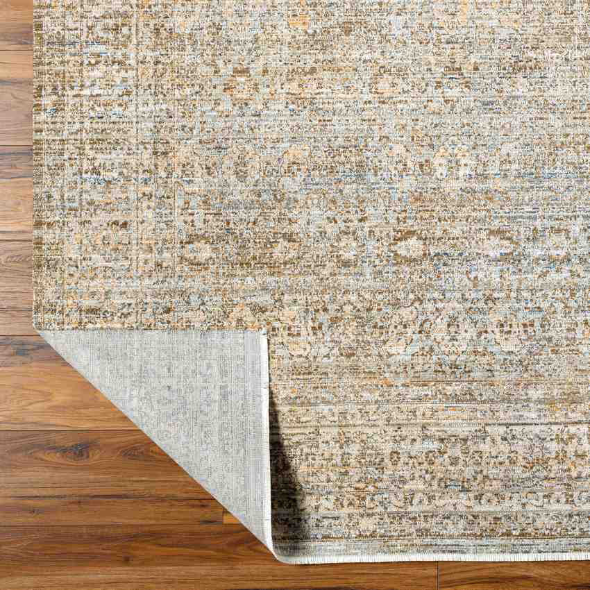 Moshe Traditional Brown/Ivory Washable Area Rug