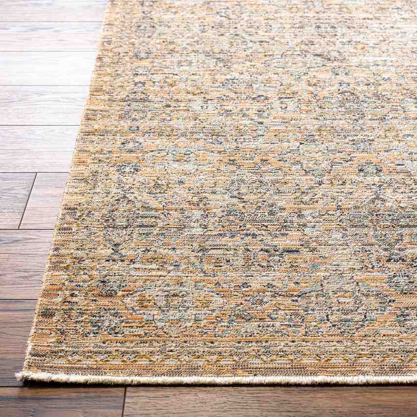 Radha Traditional Brown Washable Area Rug