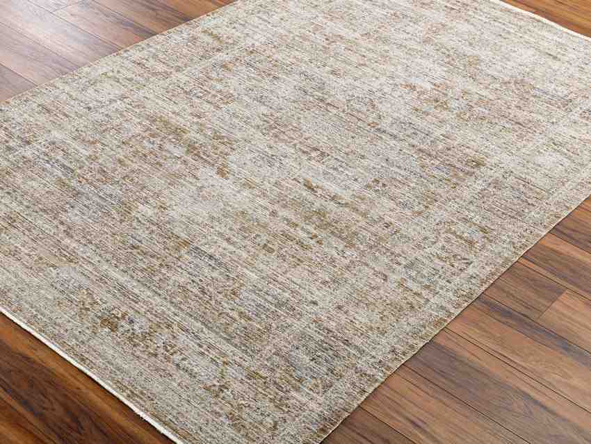 Robynn Traditional Dark Brown Washable Area Rug