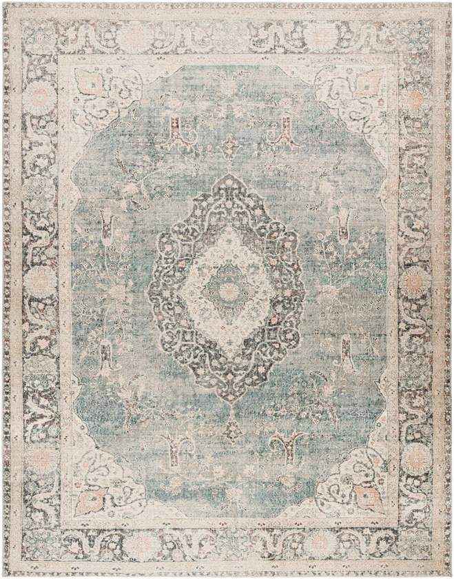 Bryttany Traditional Ivory/Slate Area Rug