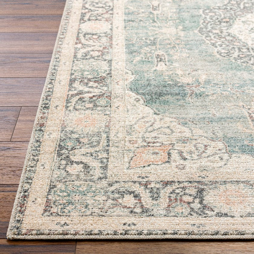 Bryttany Traditional Ivory/Slate Area Rug