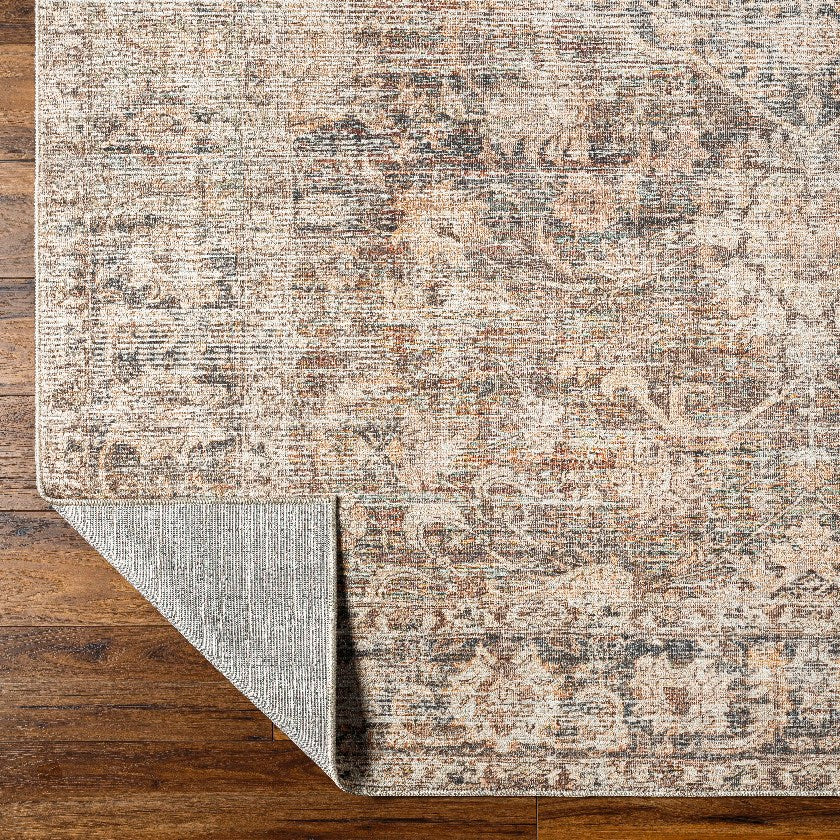 Candee Traditional Taupe Area Rug