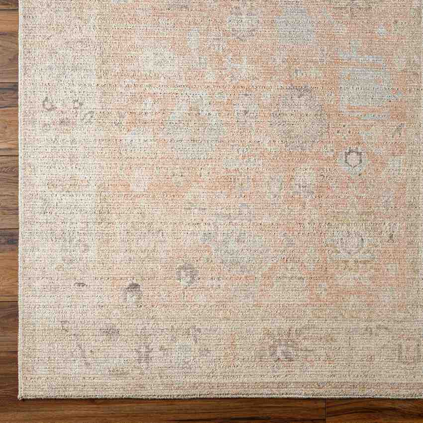 Shellina Traditional Dusty Pink Area Rug