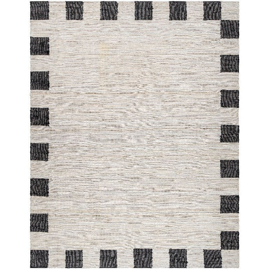 Lev Modern Black Area Rug