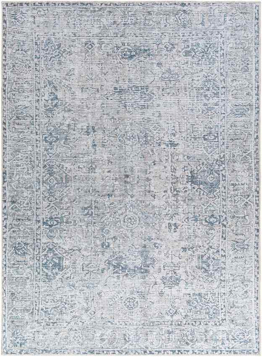 Adela Traditional Dark Blue Area Rug