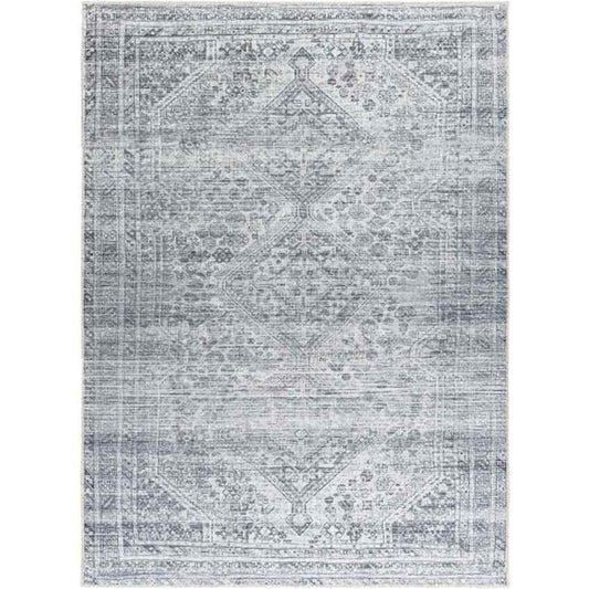 Tyanne Traditional Charcoal Area Rug