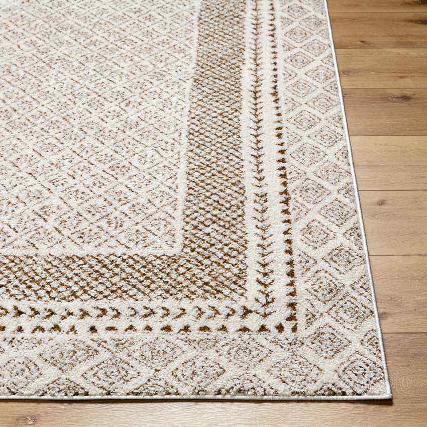 Vada Modern Ivory/Brown Area Rug