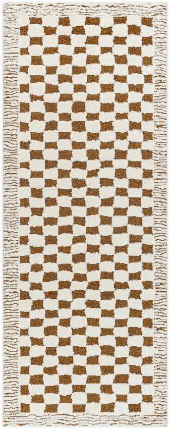 Zechariah Modern Ivory/Brown Area Rug