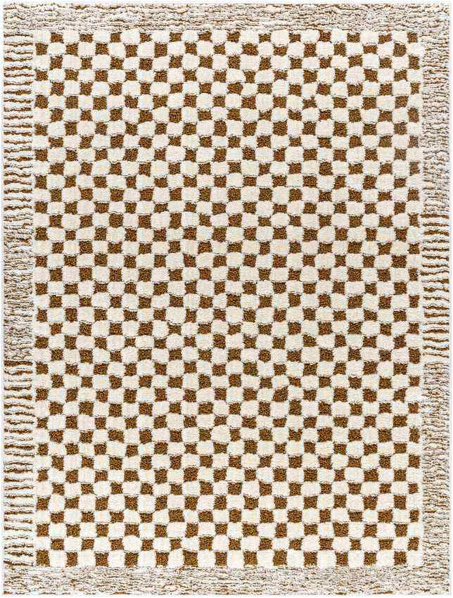 Zechariah Modern Ivory/Brown Area Rug