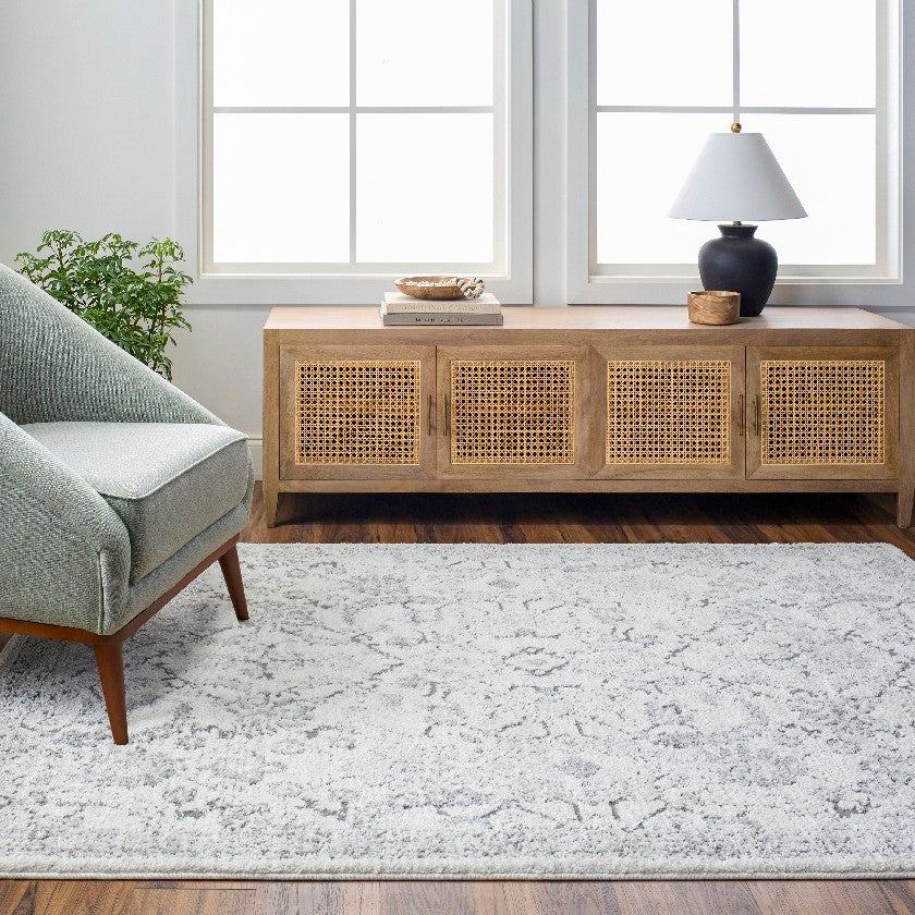 Taeisha Traditional Gray Area Rug