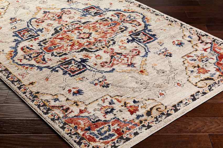 Tyria Traditional Denim Area Rug