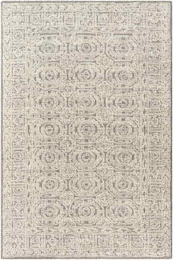 Hello Traditional Taupe Area Rug