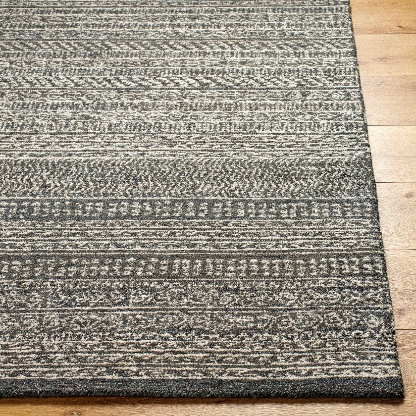 Melun Global Charcoal/Cream Area Rug