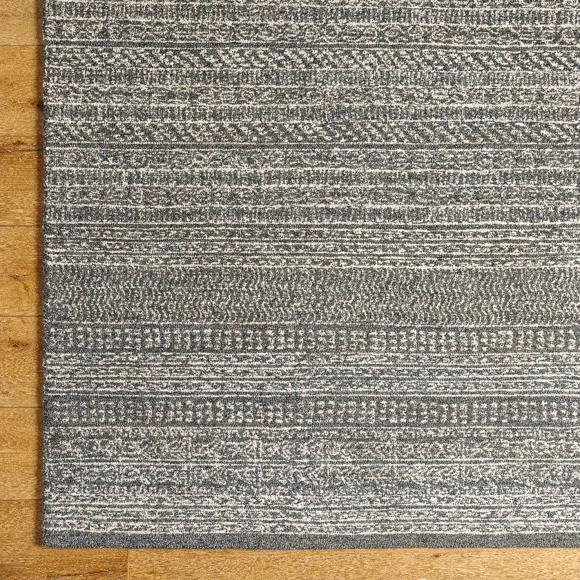 Melun Global Charcoal/Cream Area Rug