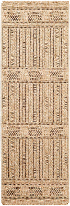 Jaira Cottage Dark Brown Area Rug