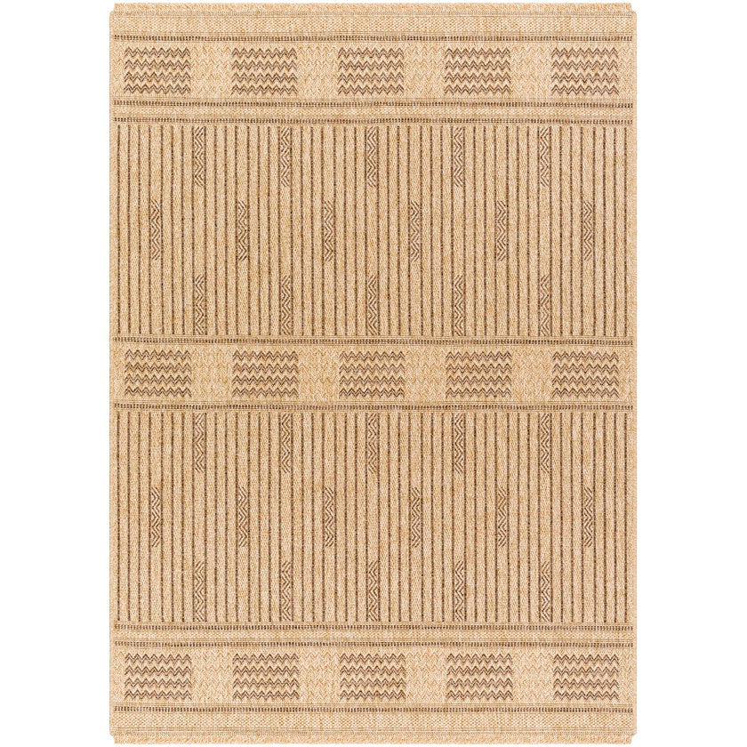 Jaira Cottage Dark Brown Area Rug