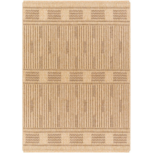 Jaira Cottage Dark Brown Area Rug