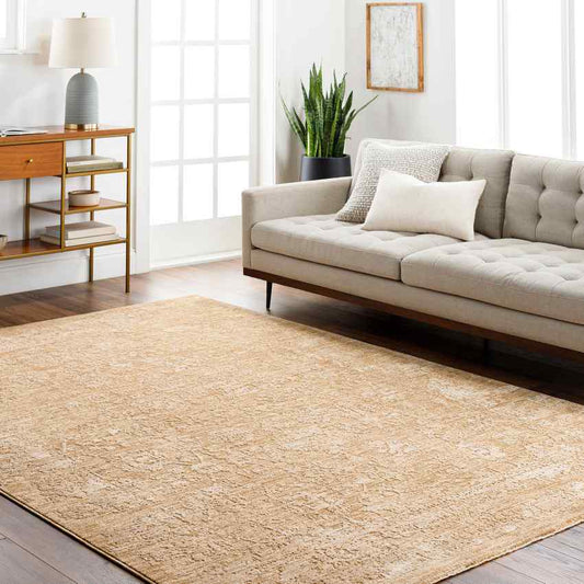 Javaughn Traditional Light Brown Area Rug