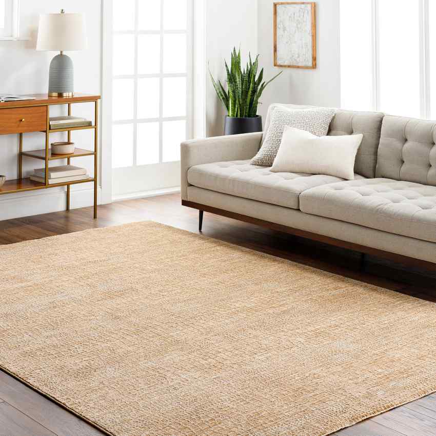 Lakresha Modern Light Brown/Off-White Area Rug