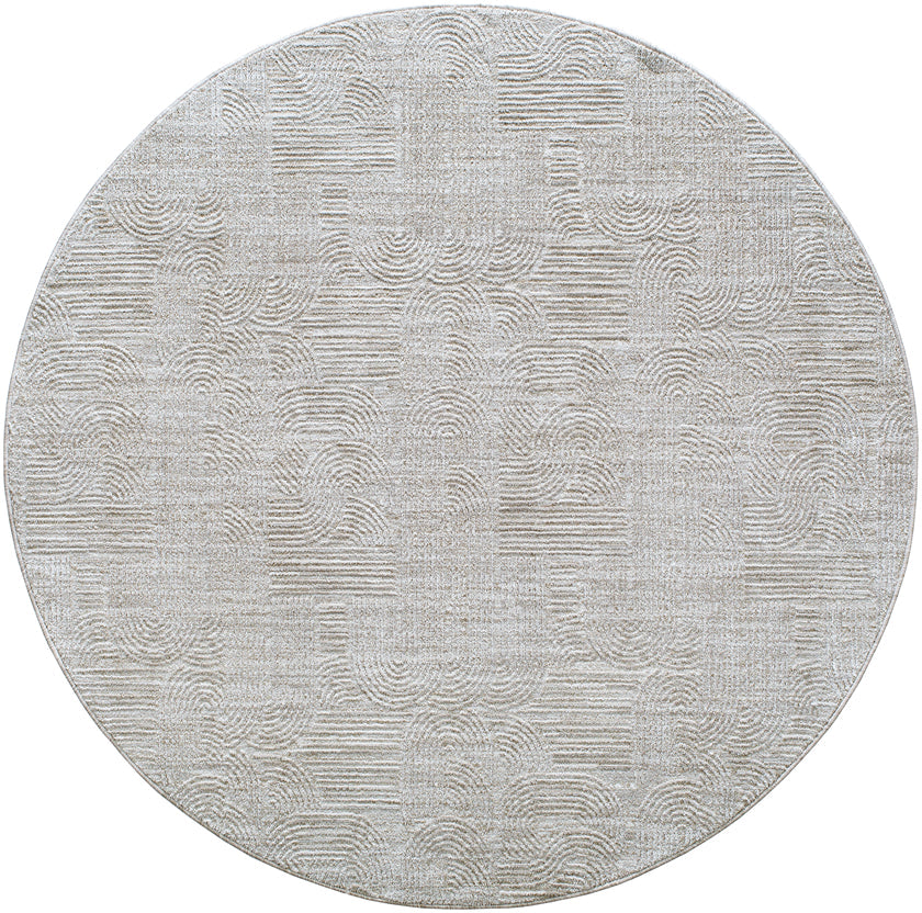 Breean Traditional Light Gray Area Rug