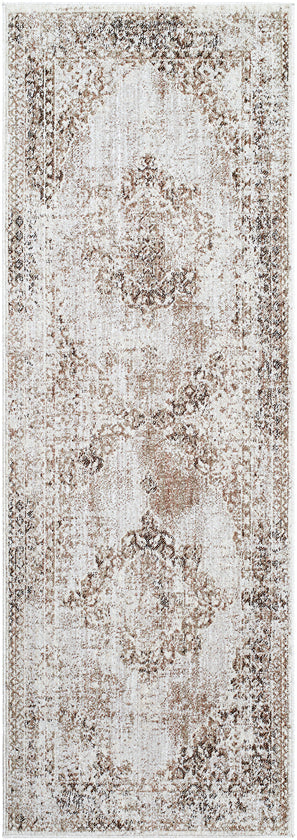 Cagney Traditional Dark Brown Area Rug