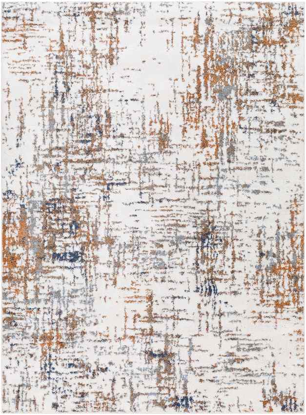 Kendell Modern Burnt Orange Area Rug