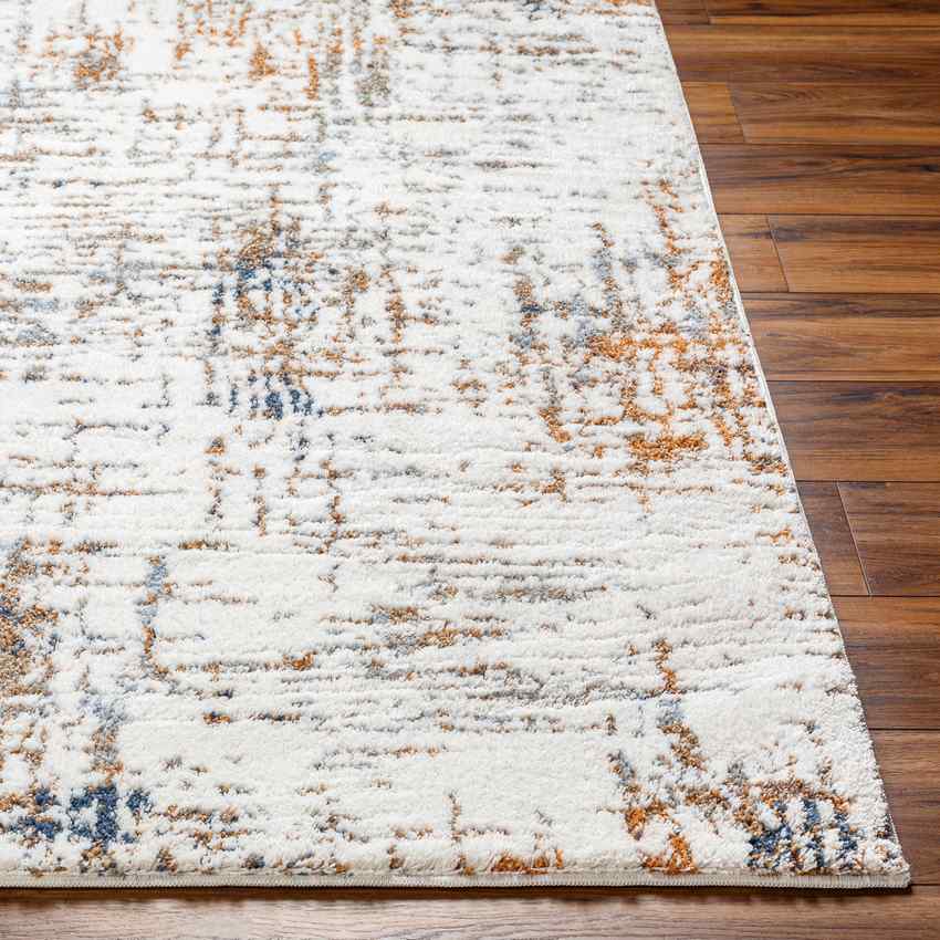 Kendell Modern Burnt Orange Area Rug