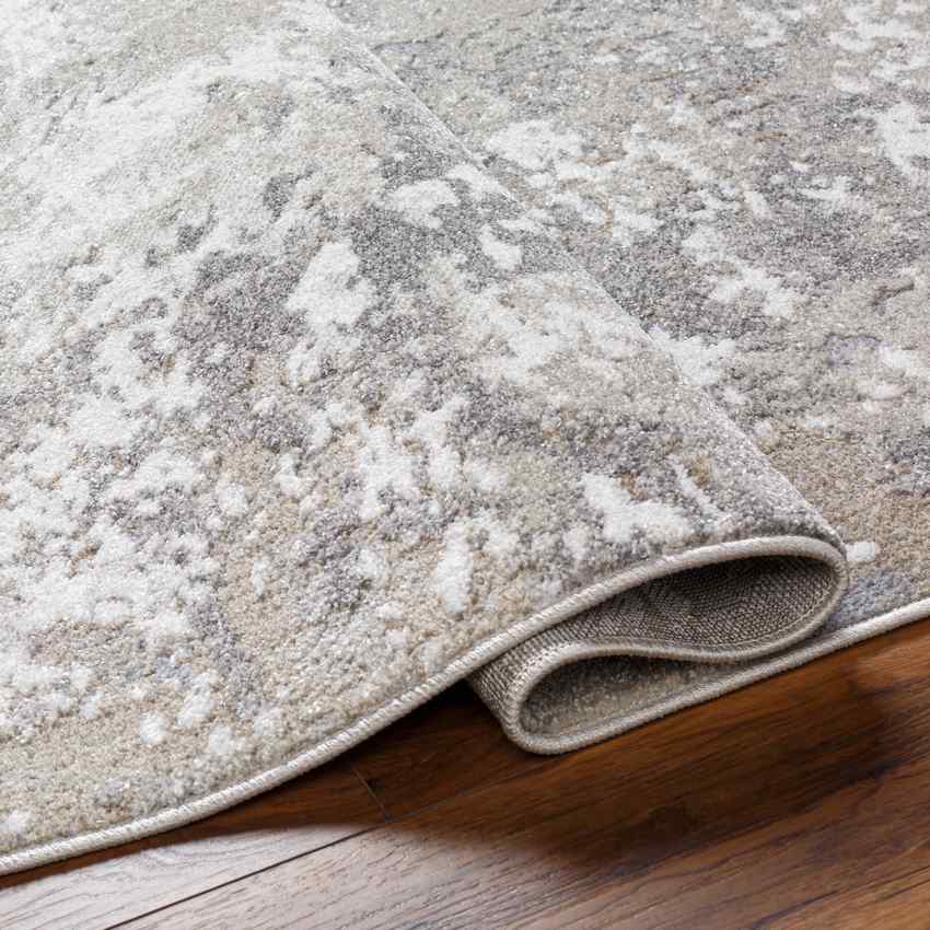 Nakiea Modern Light Brown Area Rug