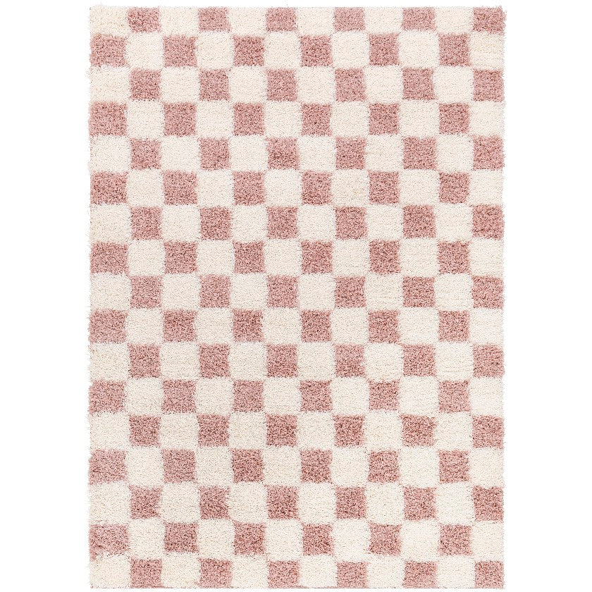 Bondurant Modern Dusty Pink Area Rug