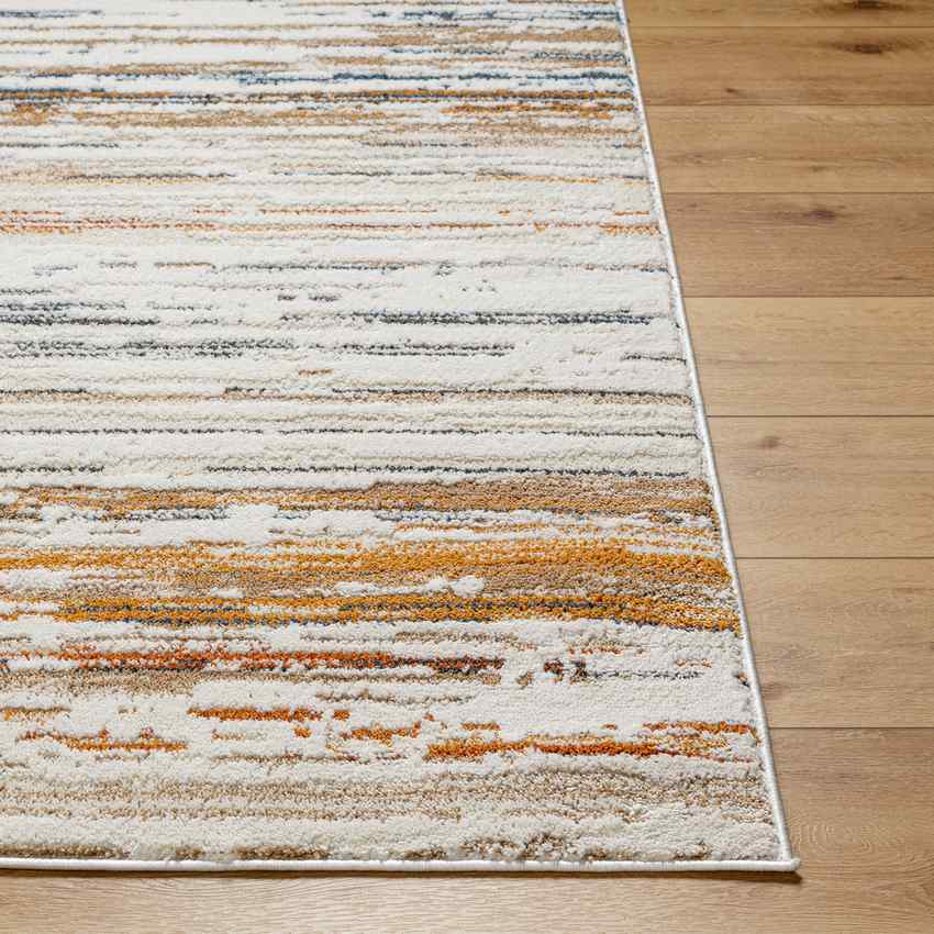 Ian Modern Burnt Orange Area Rug