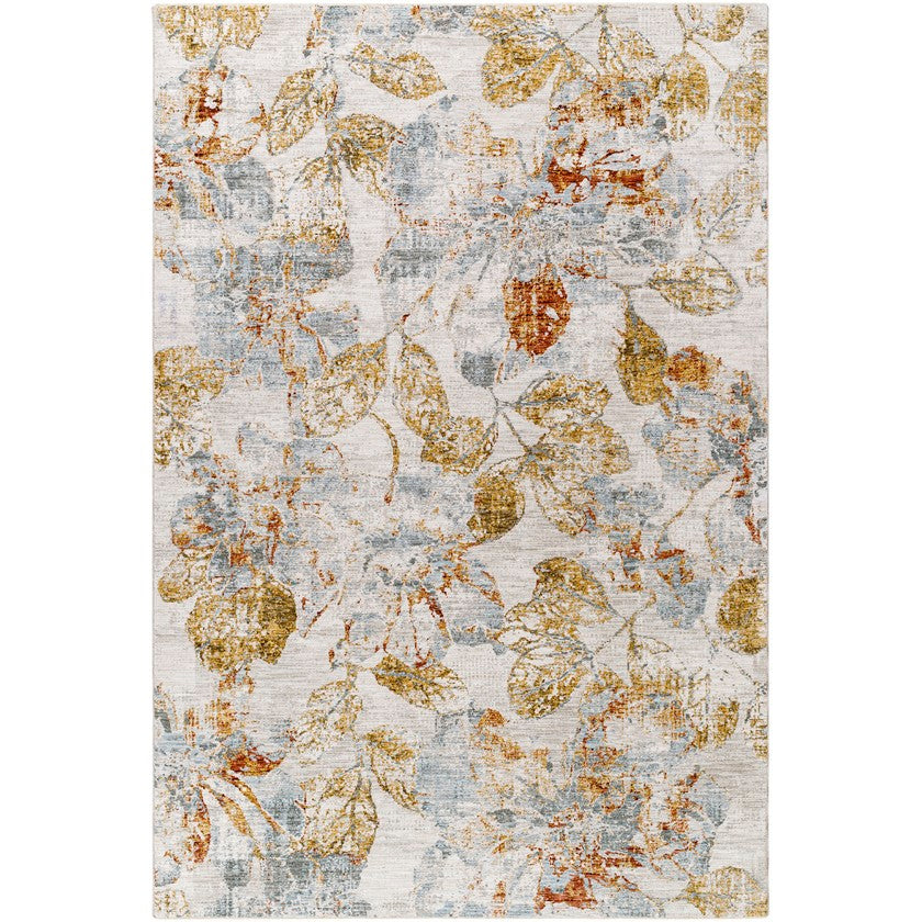 Porfirio Coastal Olive Area Rug