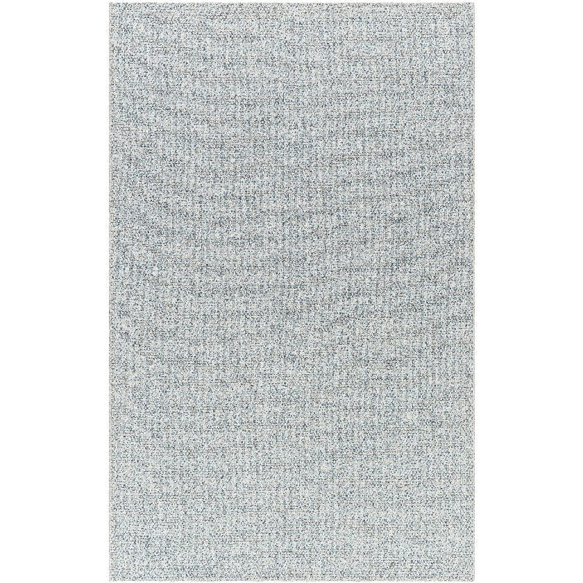 Travious Solid and Border Ash Area Rug