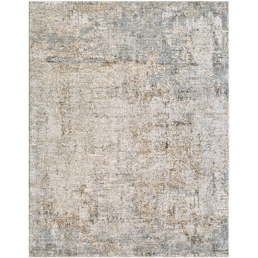 Jawon Modern Light Gray/Light Brown Area Rug