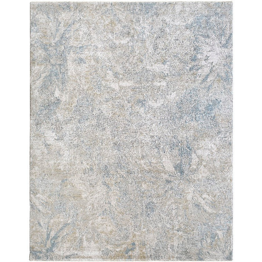 Emmeline Coastal Light Gray/Blue Area Rug