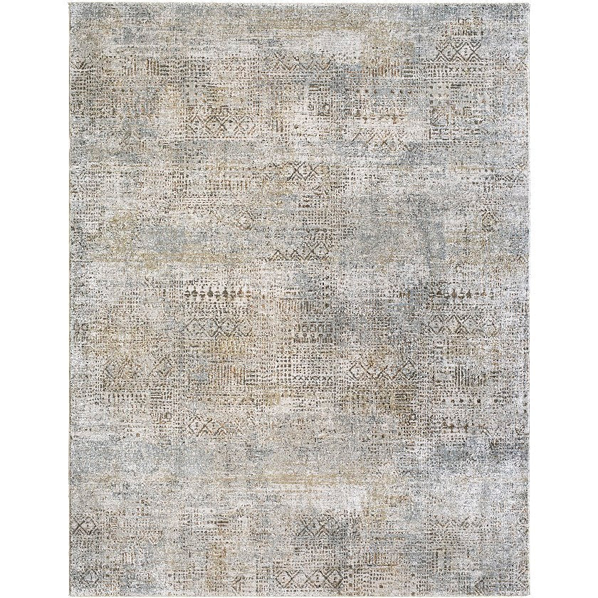 Kourtney Bohemian/Global Cream/Light Gray Area Rug