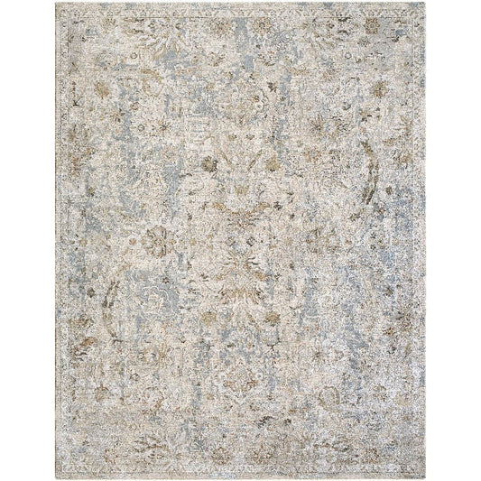 Ragan Traditional Cream/Medium Brown Area Rug