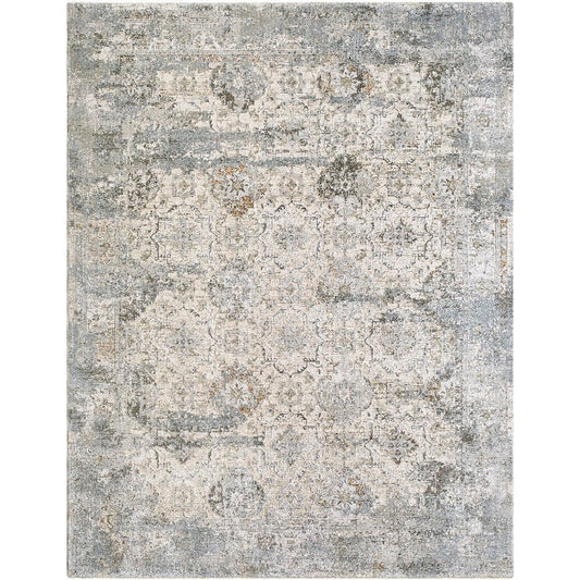 Janina Traditional Light Gray/Cream Area Rug