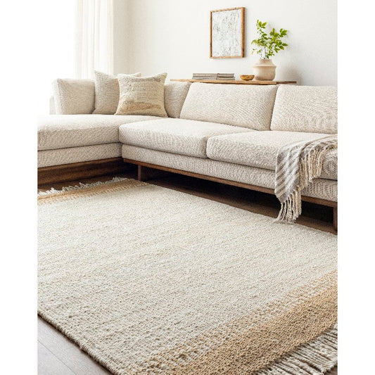 Rafe Texture Off-White Area Rug