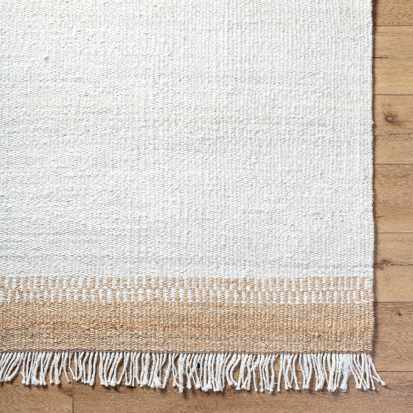 Rafe Texture Off-White Area Rug