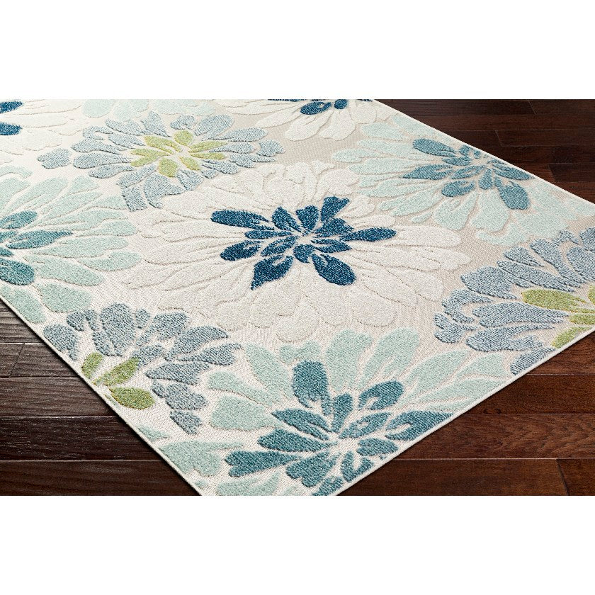 Mohit Cottage Pale Blue Area Rug