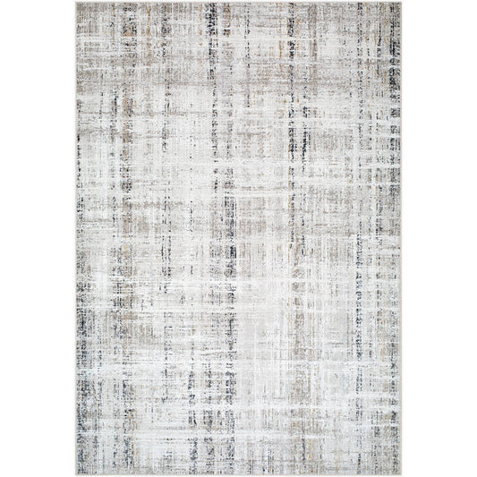 Neutal Rustic Light Gray Area Rug