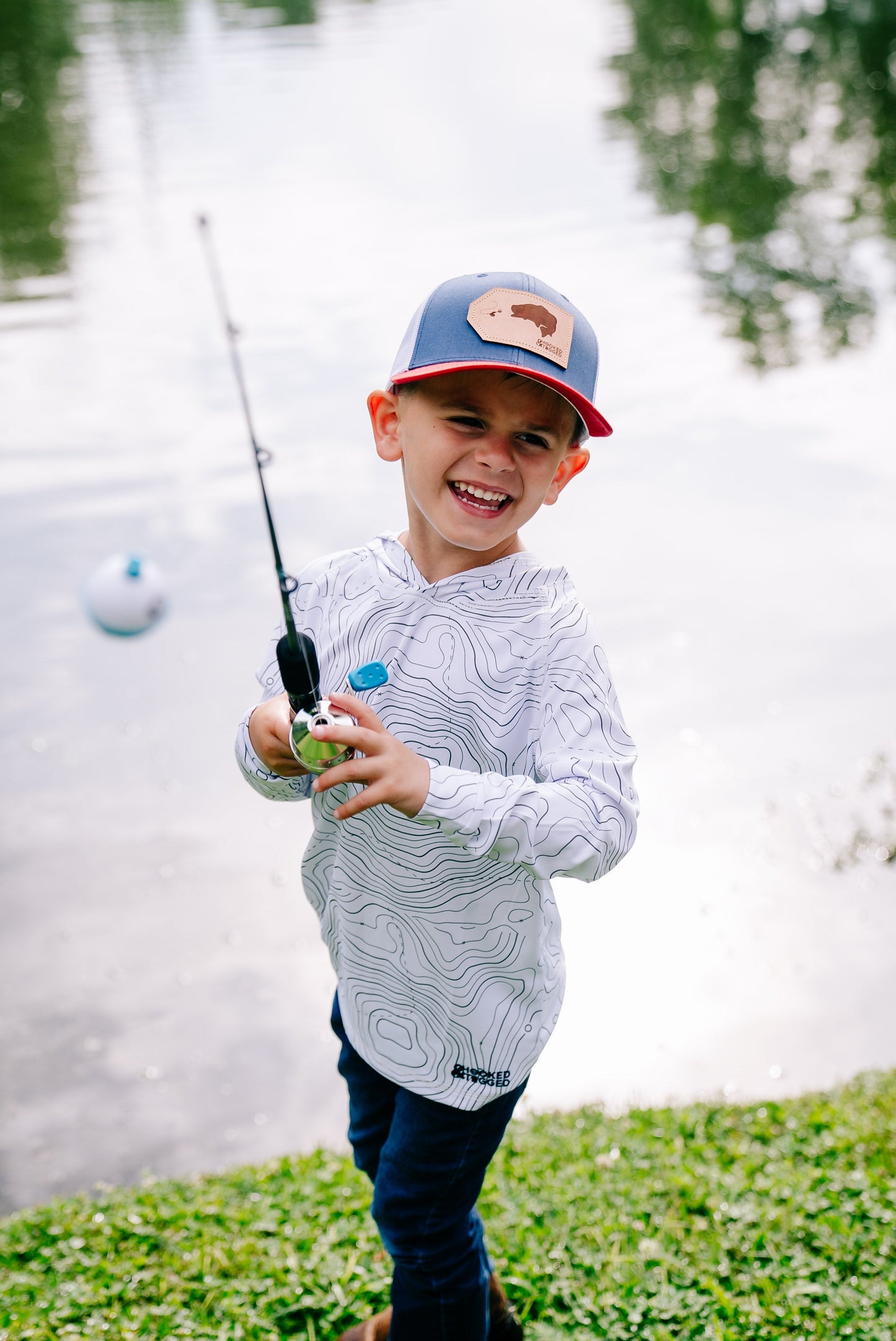 Toddler Topographical Performance Hoodie