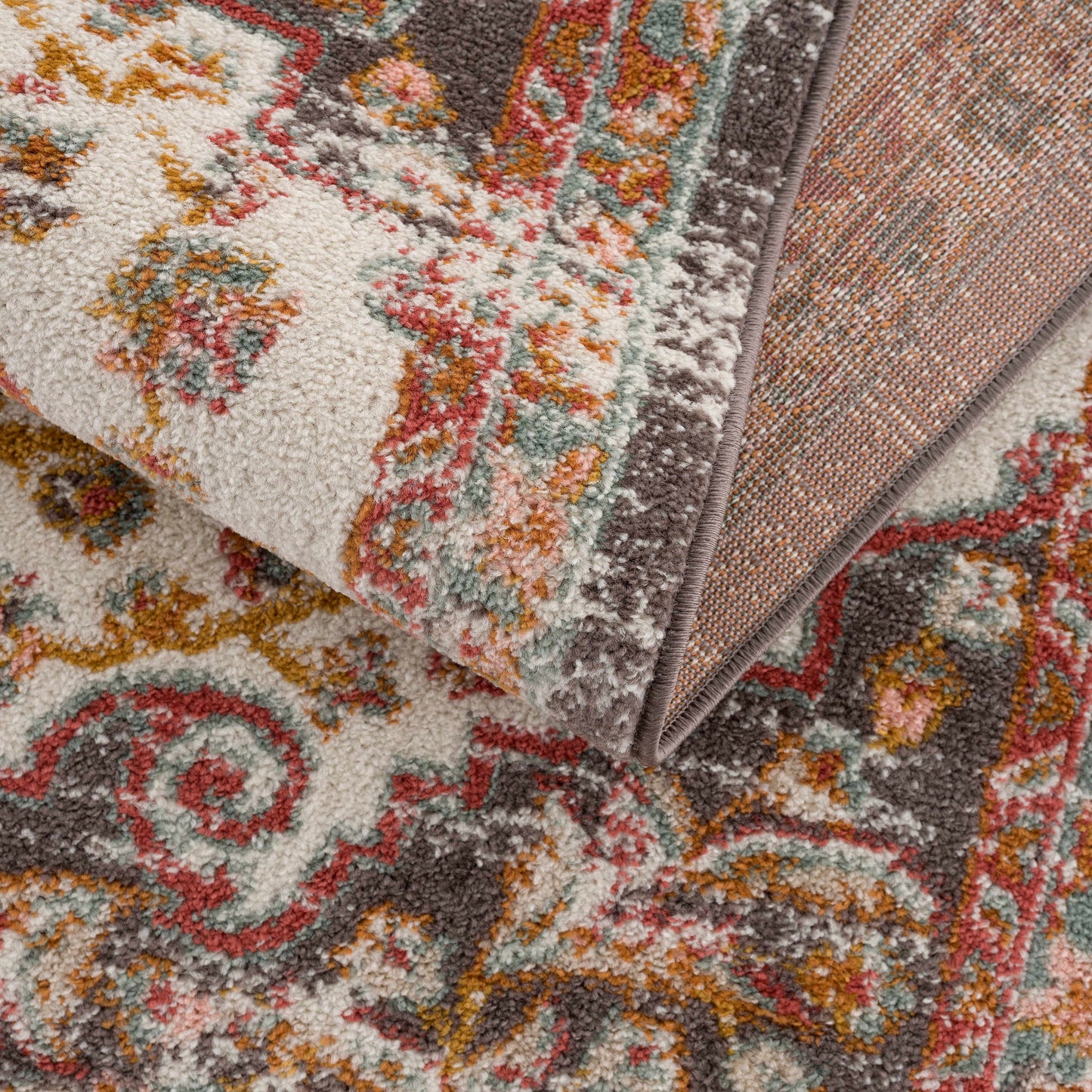 Oark Floral Medallion Area Rug