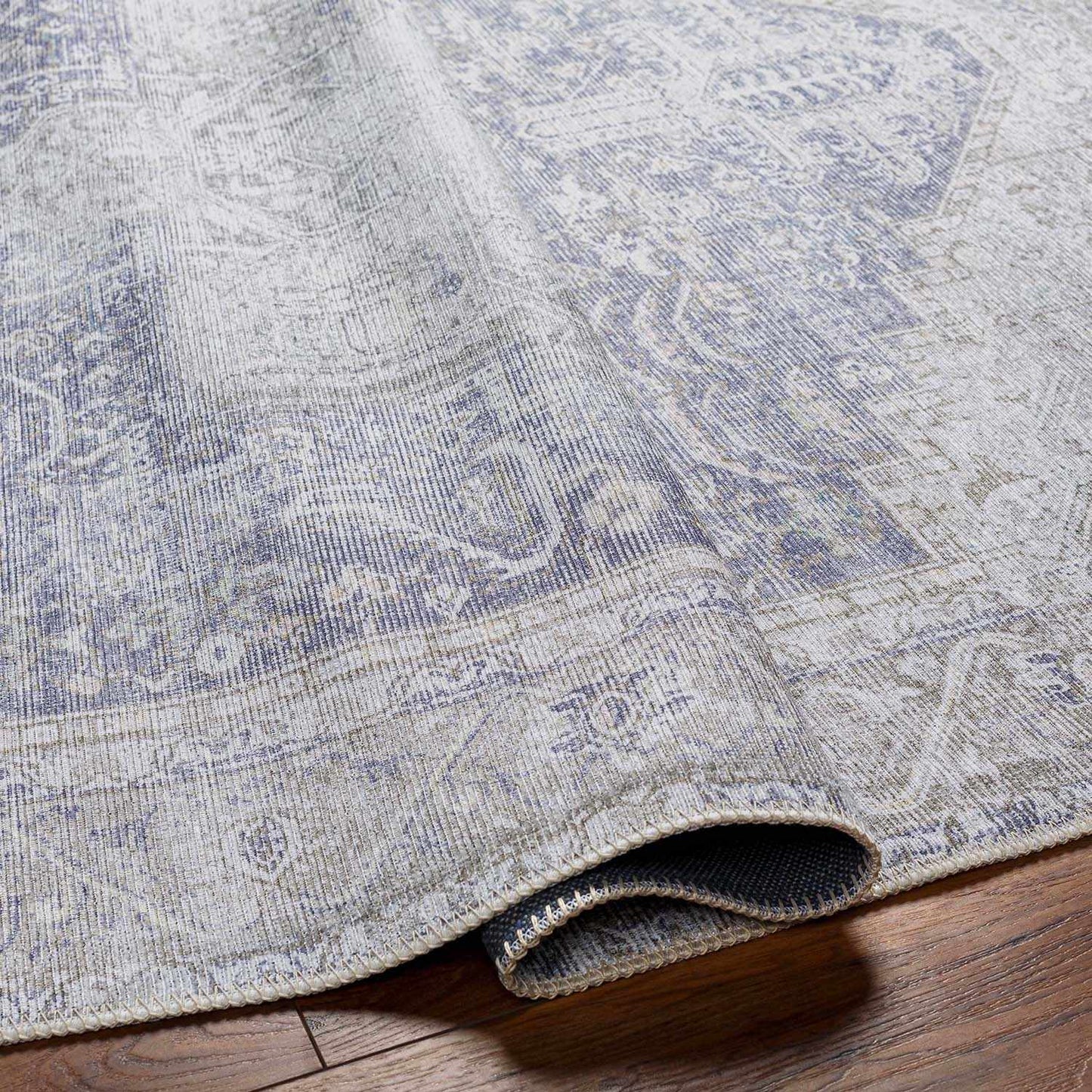 Olive Rosman Washable Area Rug - Clearance