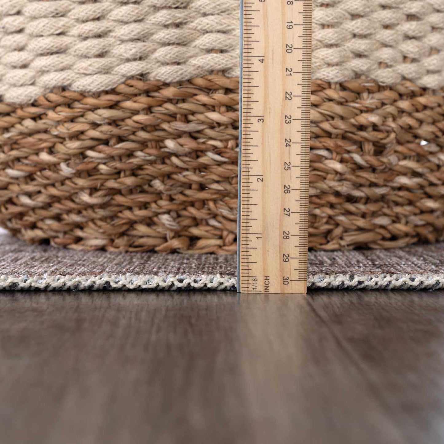 Barny Beige Washable Area Rug