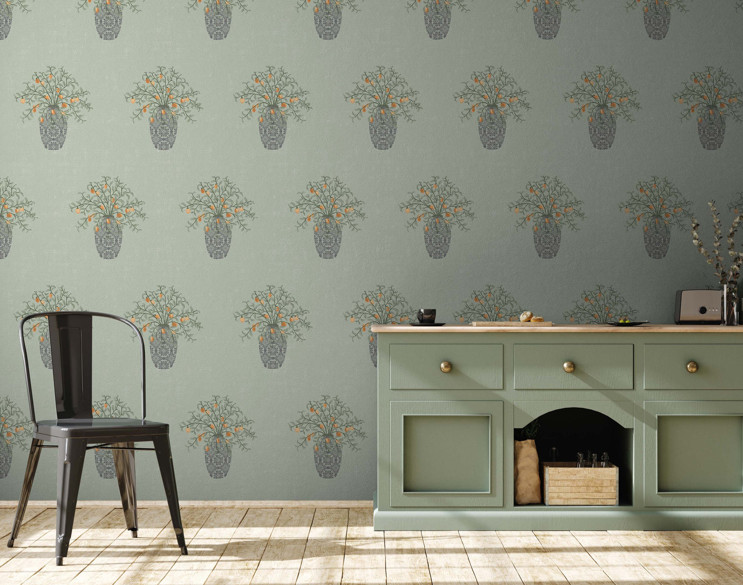 Alessa Wallpaper by The Bright Leaf Design