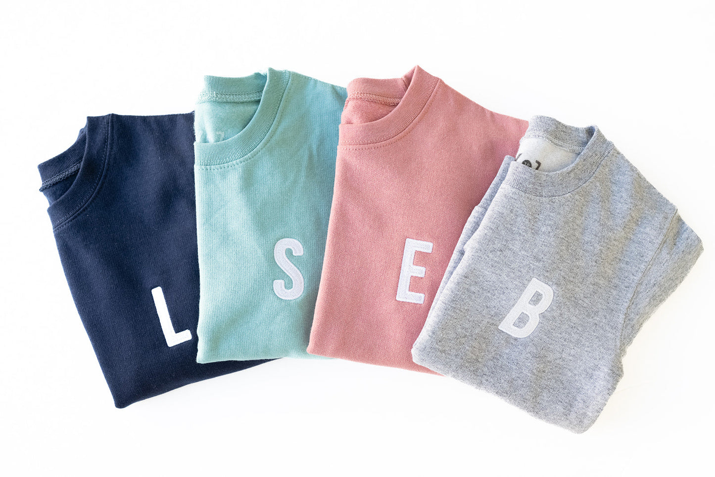 Teal Letter Sweatshirt