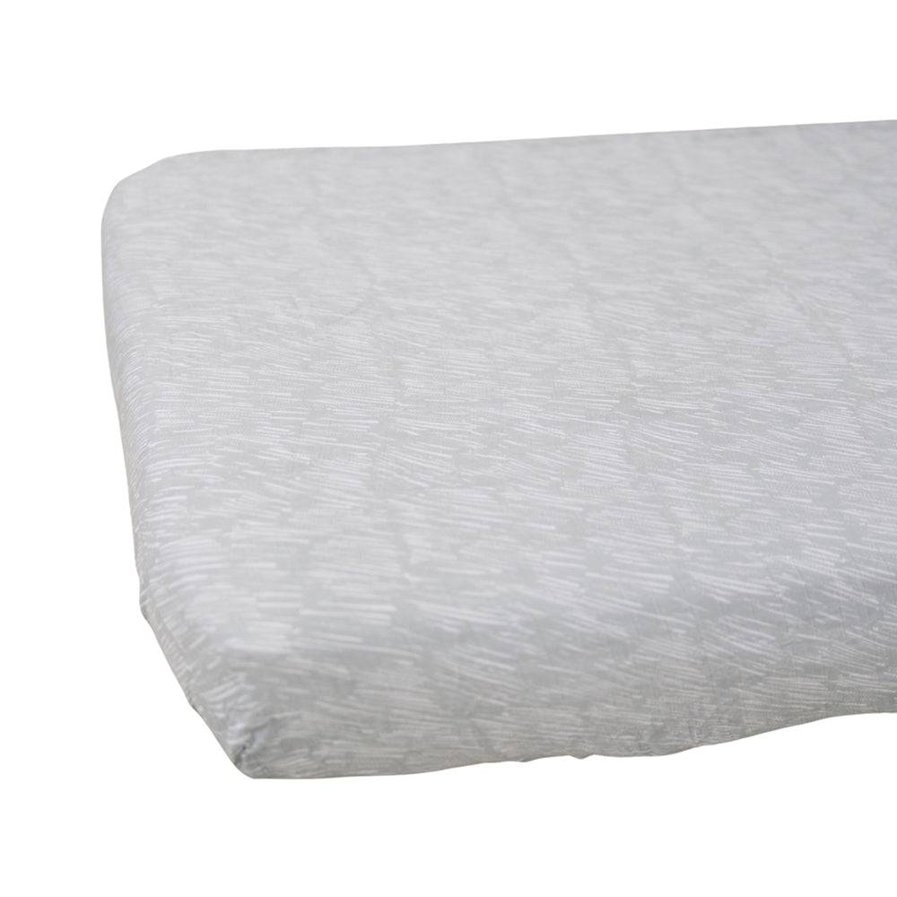 Grey Crayon Oh So Soft Muslin Crib Sheet